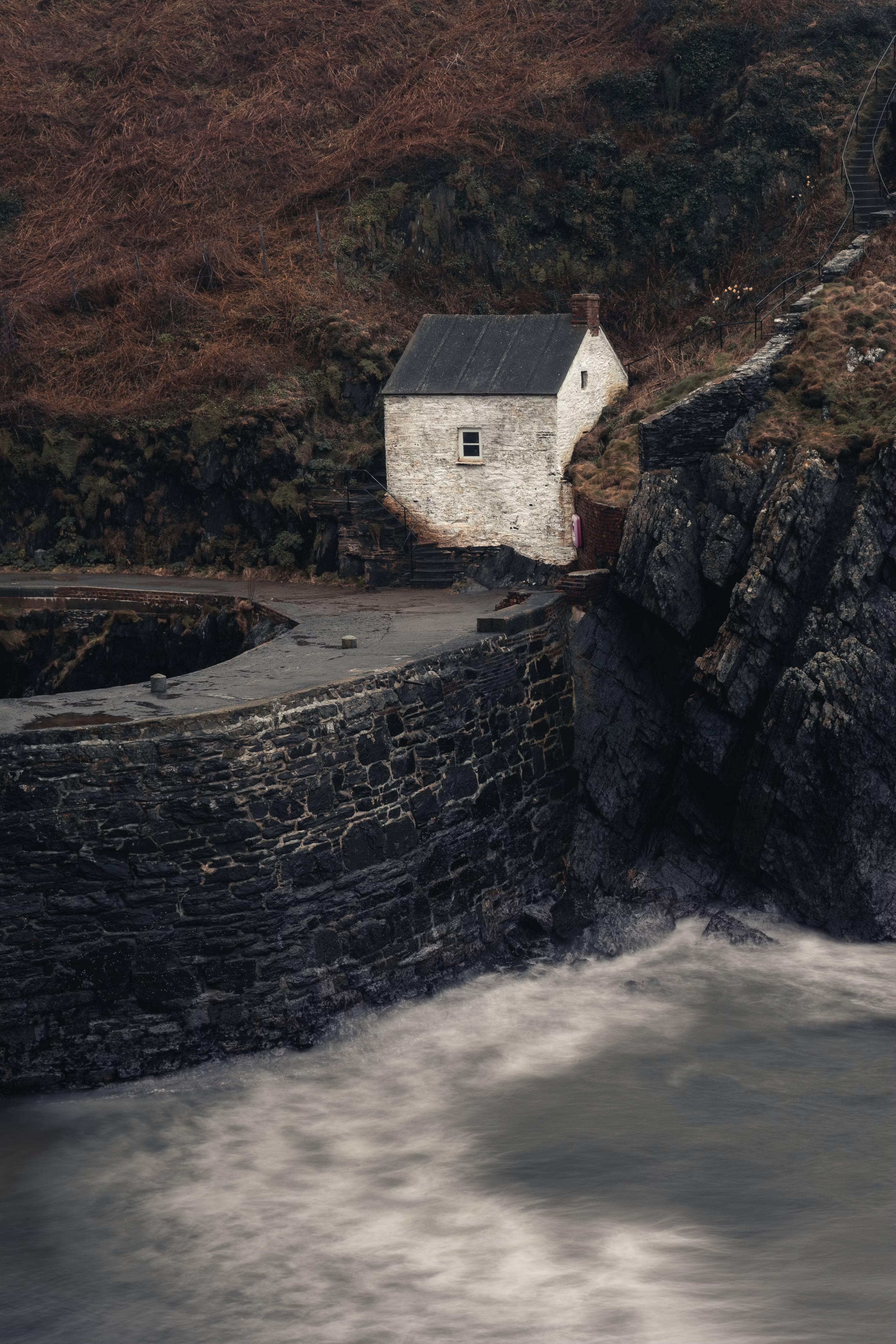 Porthgain harbour on the Pembrokeshire coast