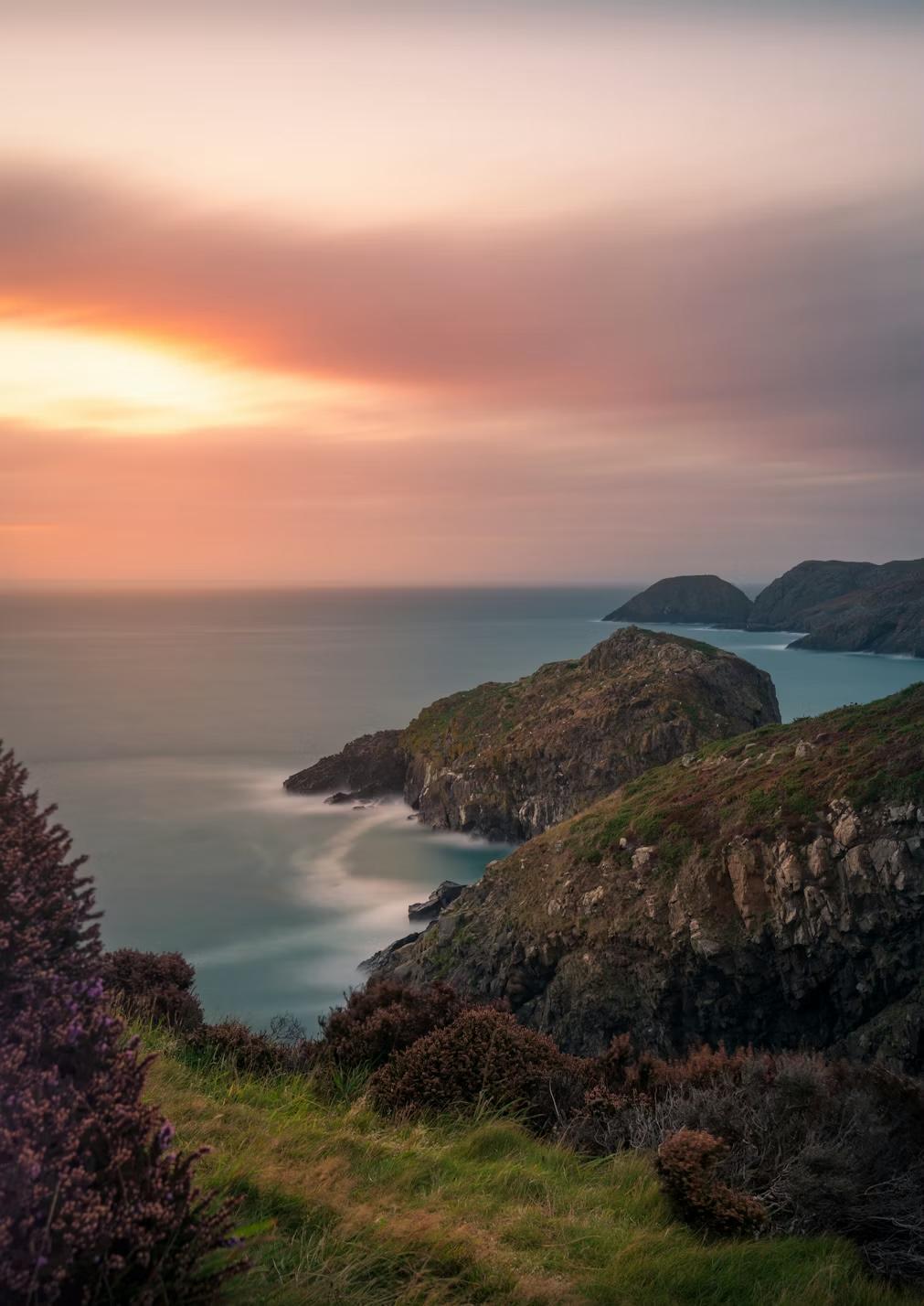 The Pembrokeshire coast at Pwll Deri